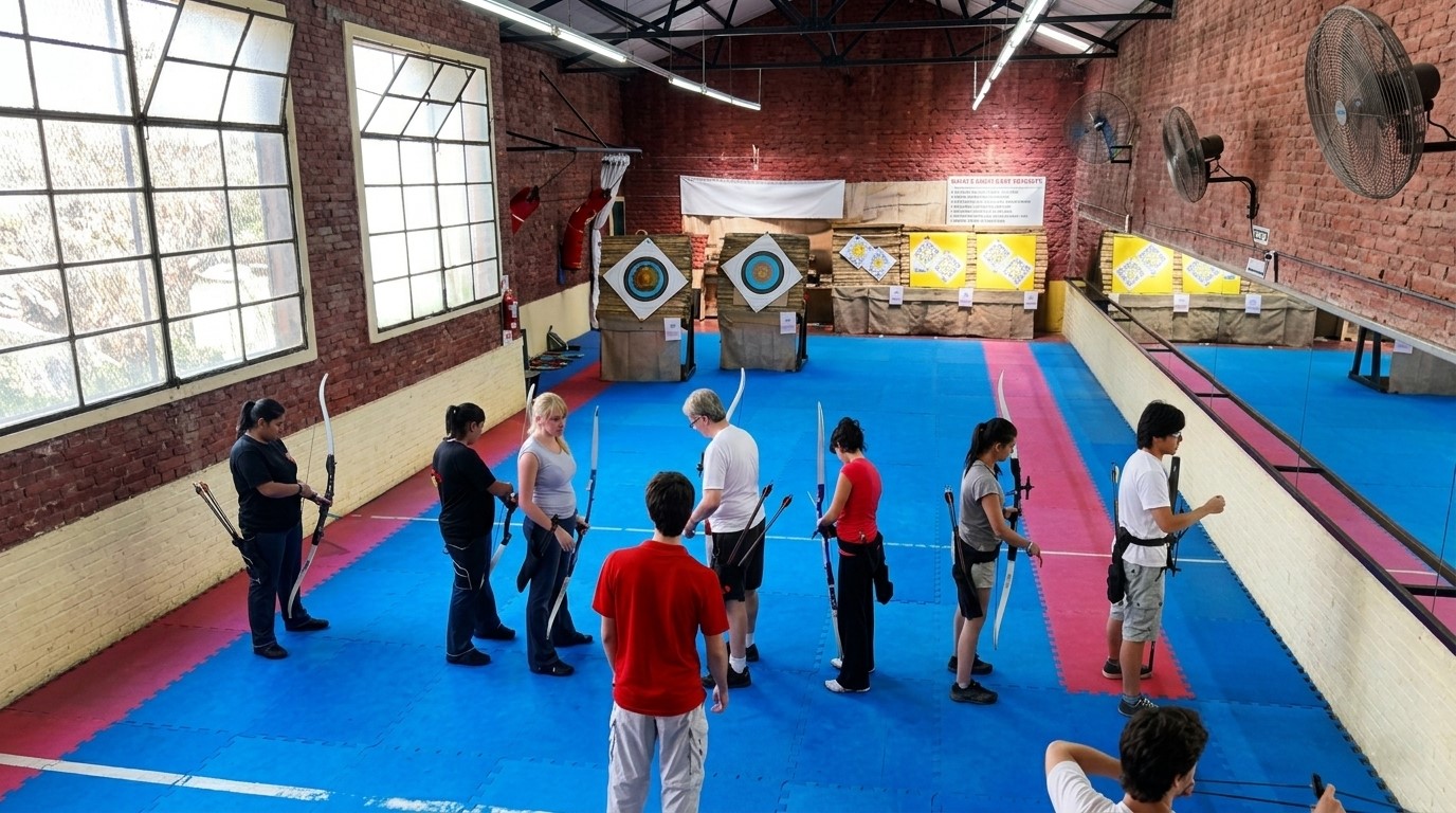 Toma desde altura de la línea de tiro de Palermo
